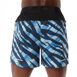 Pantalón Corto Asics Wild Camo 5IN Azul Negro -Saucony Tienda pantalon corto asics wild camo 5in azul negro 5