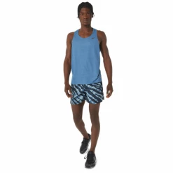 Pantalón Corto Asics Wild Camo 5IN Azul Negro -Saucony Tienda pantalon corto asics wild camo 5in azul negro 7