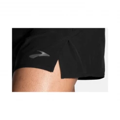 Pantalón Corto Brooks Sherpa 3" Negro -Saucony Tienda pantalon corto brooks sherpa 3 negro 6