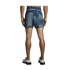 Pantalón Corto Brooks Sherpa 5" Azul Blanco -Saucony Tienda pantalon corto brooks sherpa 5 azul blanco 2