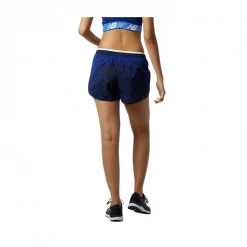 Pantalón Corto New Balance Print Fast Flight Split Azul Marino Mujer -Saucony Tienda pantalon corto new balance print fast flight split azul marino mujer 3