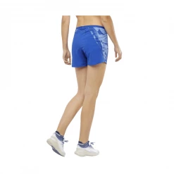 Pantalón Corto Salomon Cross 5" Azul Mujer -Saucony Tienda pantalon corto salomon cross 5 azul mujer 1