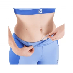 Pantalón Corto Salomon Cross Run 5" Azul Mujer -Saucony Tienda pantalon corto salomon cross run 5 azul mujer 3