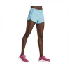 Pantalón Corto Saucony Outpace 3 Celeste Mujer -Saucony Tienda pantalon corto saucony outpace 3 celeste mujer