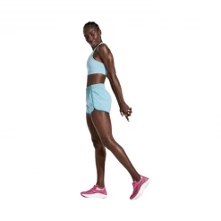 Pantalón Corto Saucony Outpace 3 Celeste Mujer -Saucony Tienda pantalon corto saucony outpace 3 celeste mujer 4