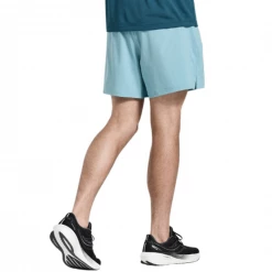 Pantalón Corto Saucony Outpace 5" Azul Claro -Saucony Tienda pantalon corto saucony outpace 5 azul claro 1