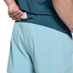 Pantalón Corto Saucony Outpace 5" Azul Claro -Saucony Tienda pantalon corto saucony outpace 5 azul claro 3