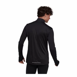 Sudadera Adidas Own The Run 1/2 ZIP Negro -Saucony Tienda sudadera adidas own the run 12 zip negro 3
