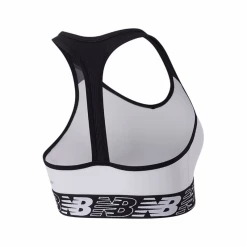 Sujetador Deportivo New Balance Pace Bra 3.0 Blanco Mujer -Saucony Tienda sujetador deportivo new balance pace bra 30 blanco mujer 1