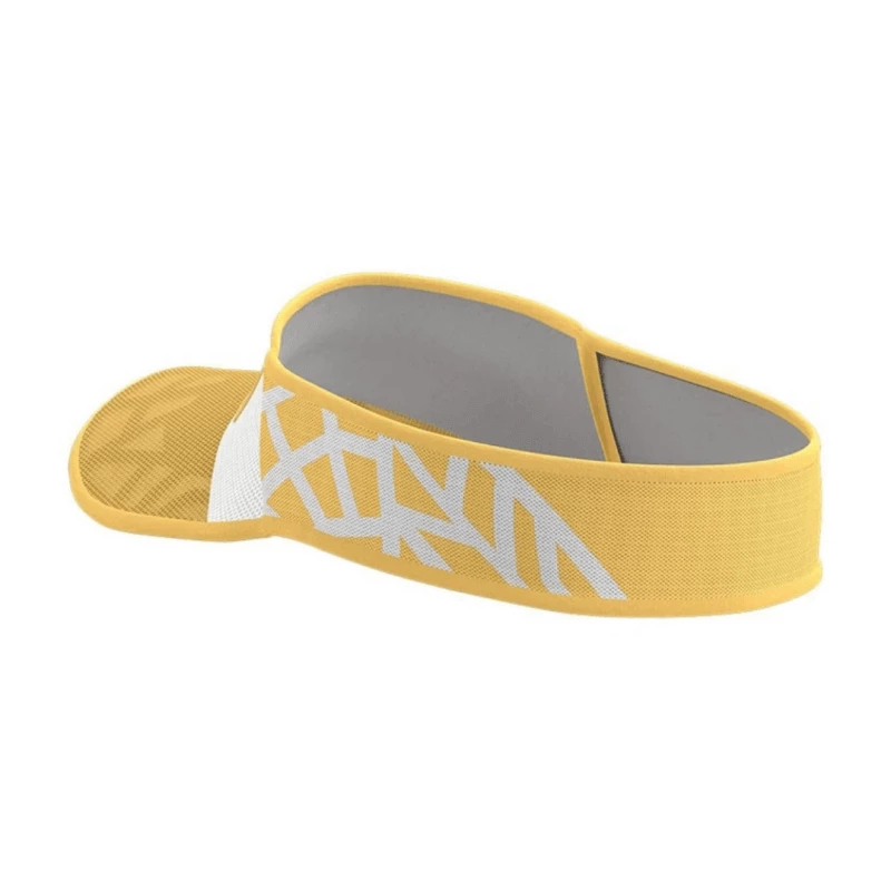 Visera Compressport Spiderweb Ultralight Blanco Dorado 5 Visera Compressport Spiderweb Ultralight Blanco Dorado - Imagen 3