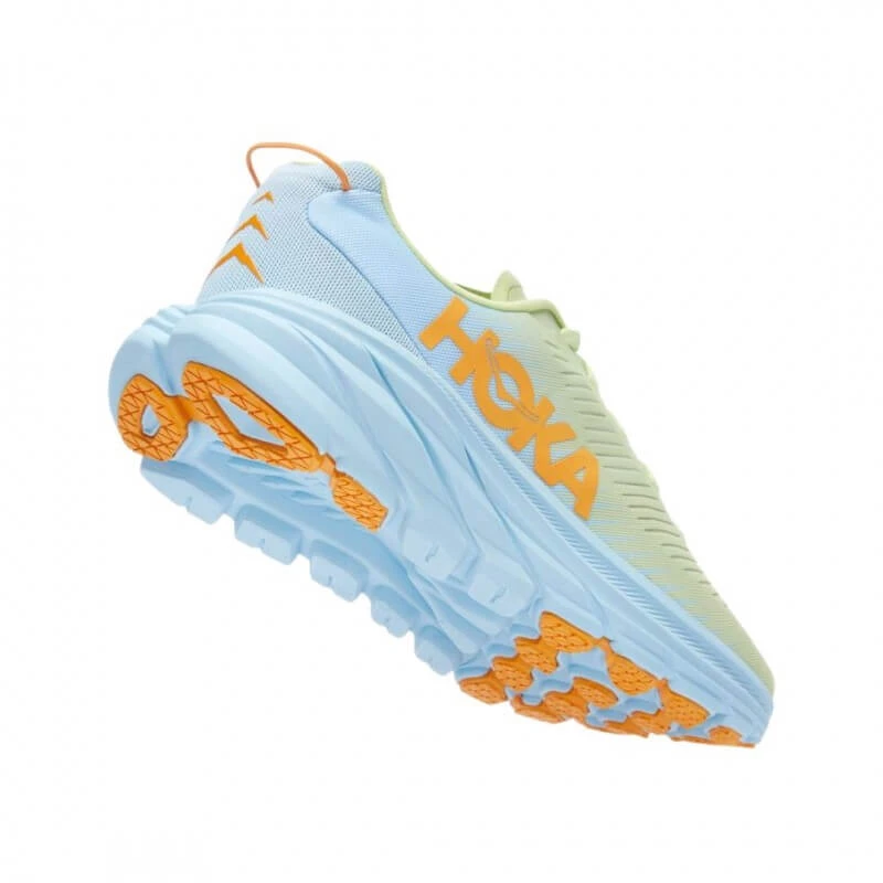 Zapatilla Hoka One One Rincon 3 Verde Blanco Mujer AW22 6 Zapatilla Hoka One One Rincon 3 Verde Blanco Mujer AW22 - Imagen 4