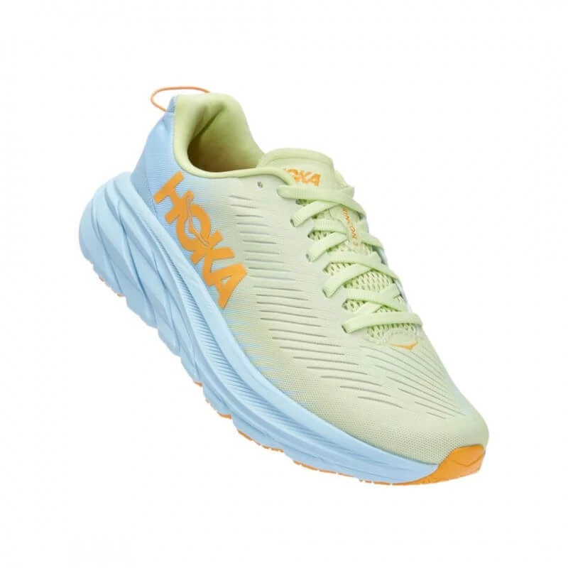 Zapatilla Hoka One One Rincon 3 Verde Blanco Mujer AW22 3 Zapatilla Hoka One One Rincon 3 Verde Blanco Mujer AW22