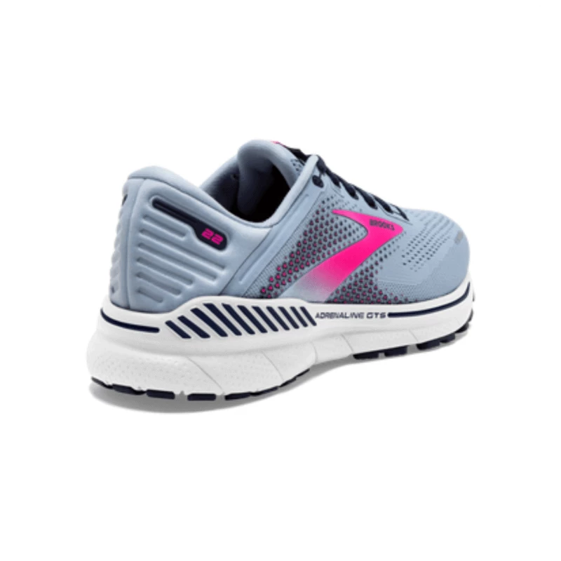 Zapatillas Brooks Adrenaline GTS 22 Azul Rosa AW22 Mujer 6 Zapatillas Brooks Adrenaline GTS 22 Azul Rosa AW22 Mujer - Imagen 4