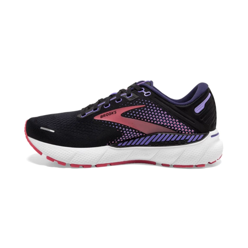 Zapatillas Brooks Adrenaline GTS 22 Negro Lila Mujer SS22 4 Zapatillas Brooks Adrenaline GTS 22 Negro Lila Mujer SS22 - Imagen 2