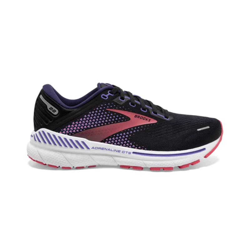 Zapatillas Brooks Adrenaline GTS 22 Negro Lila Mujer SS22 3 Zapatillas Brooks Adrenaline GTS 22 Negro Lila Mujer SS22