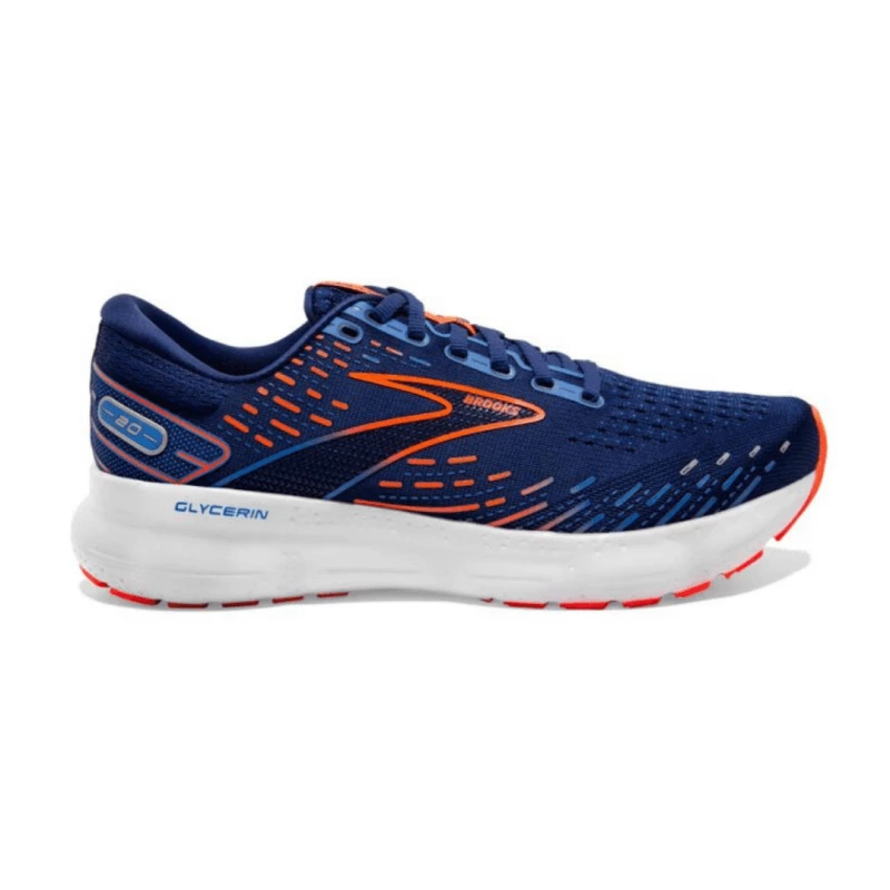 Zapatillas Brooks Glycerin 20 Azul Naranja SS22 3 Zapatillas Brooks Glycerin 20 Azul Naranja SS22