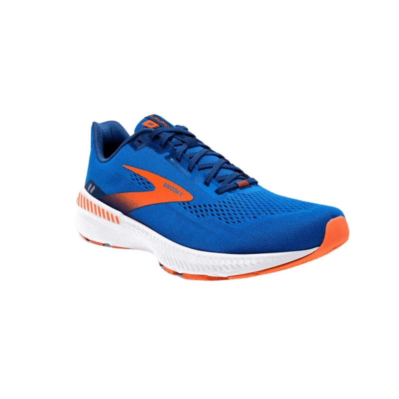 Zapatillas Brooks Launch GTS 8 Azul Blanco Naranja SS21 4 Zapatillas Brooks Launch GTS 8 Azul Blanco Naranja SS21 - Imagen 2