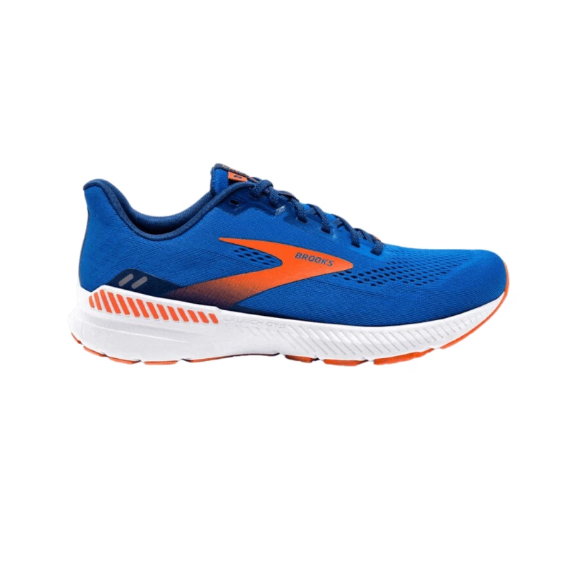 Zapatillas Brooks Launch GTS 8 Azul Blanco Naranja SS21 3 Zapatillas Brooks Launch GTS 8 Azul Blanco Naranja SS21