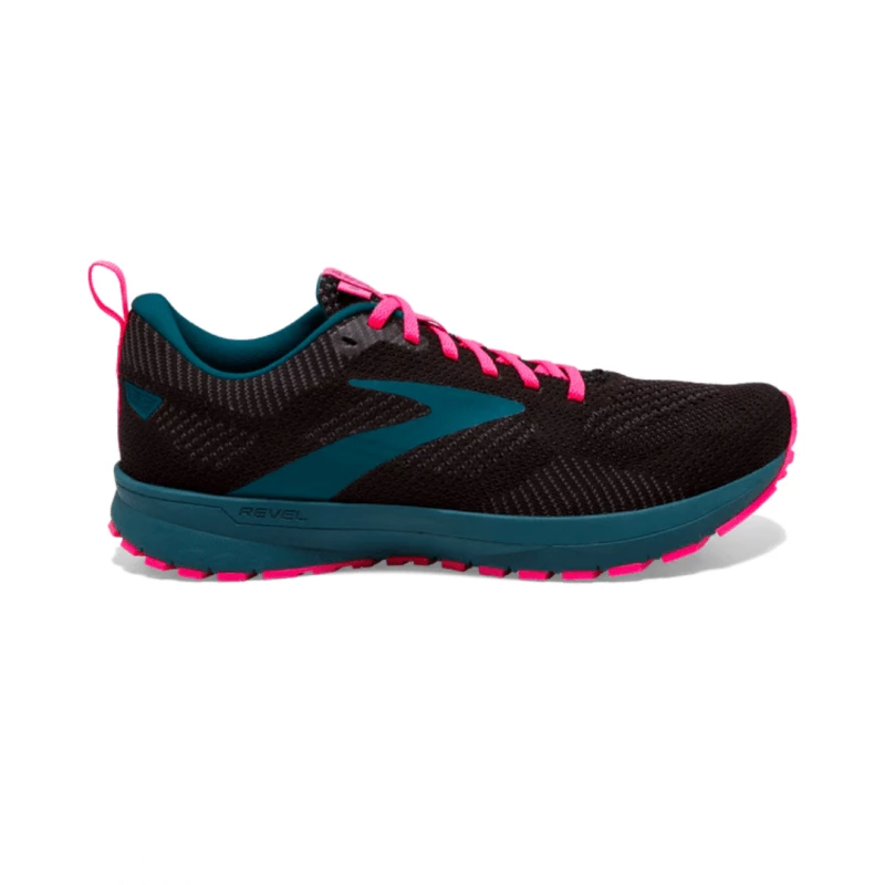 Zapatillas Brooks Revel 5 Negro Azul Mujer SS22 3 Zapatillas Brooks Revel 5 Negro Azul Mujer SS22