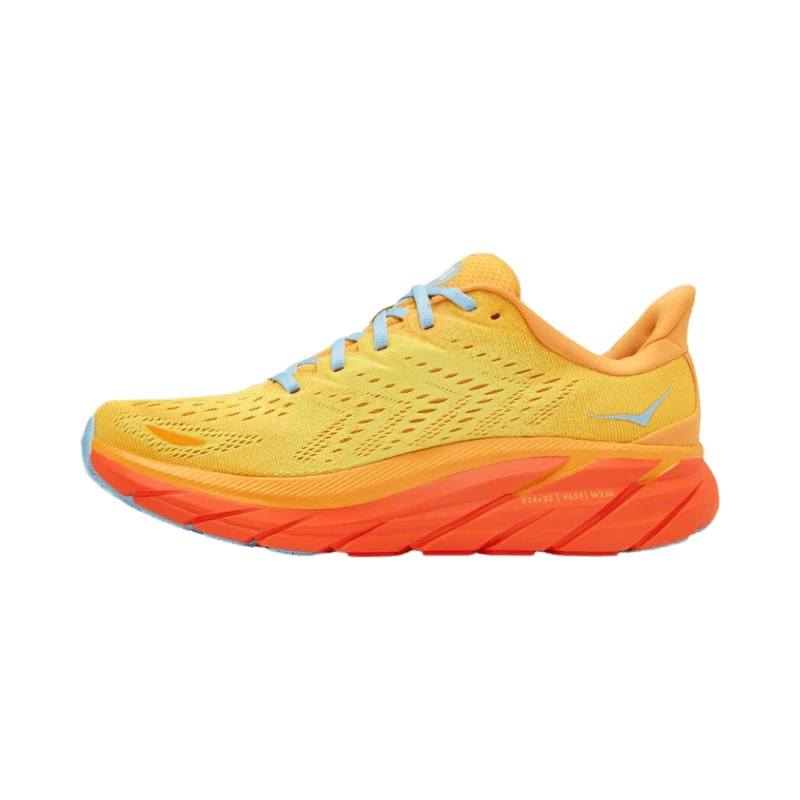 Zapatillas Hoka One One Clifton 8 Amarillo Naranja AW22 5 Zapatillas Hoka One One Clifton 8 Amarillo Naranja AW22 - Imagen 3