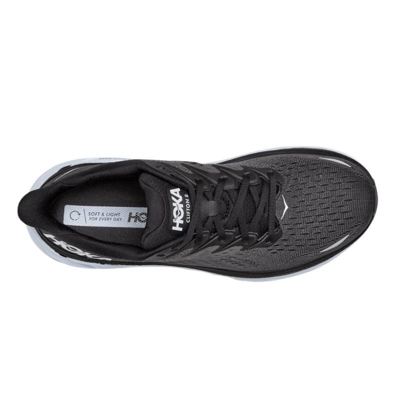Zapatillas Hoka One One Clifton 8 Negro Blanco AW22 7 Zapatillas Hoka One One Clifton 8 Negro Blanco AW22 - Imagen 5