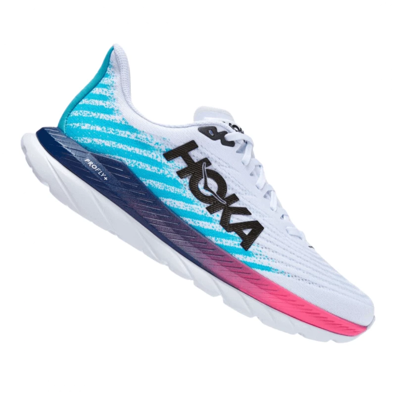 Zapatillas Hoka One One Mach 5 Blanco Azul AW22 4 Zapatillas Hoka One One Mach 5 Blanco Azul AW22 - Imagen 2