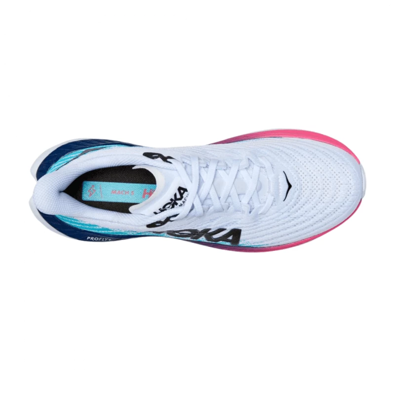 Zapatillas Hoka One One Mach 5 Blanco Azul AW22 8 Zapatillas Hoka One One Mach 5 Blanco Azul AW22 - Imagen 6