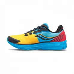 Zapatillas Saucony Ride 14 Runshield Azul Amarillo -Saucony Tienda zapatillas saucony ride 14 runshield azul amarillo 1