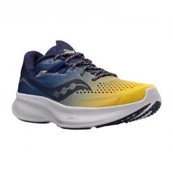 Zapatillas Saucony Ride 15 Azul Amarillo AW22 -Saucony Tienda zapatillas saucony ride 15 azul amarillo aw22 4