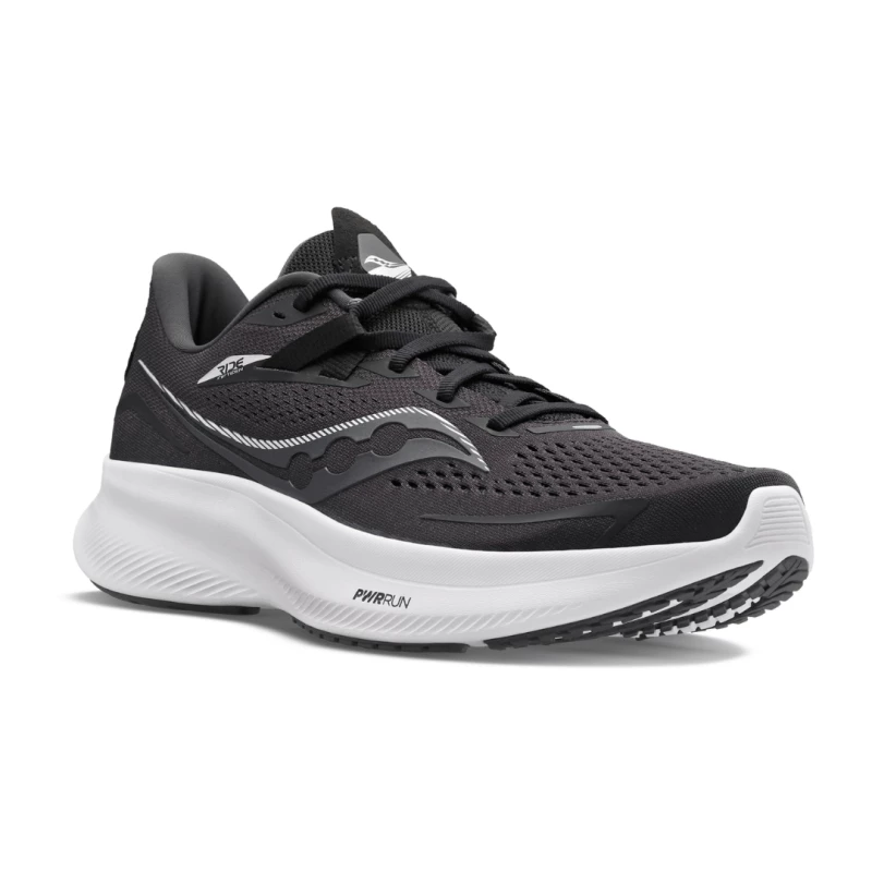 Zapatillas Saucony Ride 15 Negro Blanco AW22 5 Zapatillas Saucony Ride 15 Negro Blanco AW22 - Imagen 3